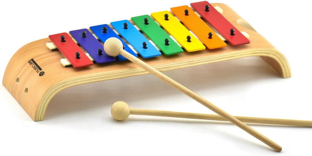 MUSICUBE Xylophone for Kids Wood Xylophone with Mallets Orff Music Instrument for Educational& Preschool Learning Baby Percussion Kit with Professional Tuning for Toddlers Gift Choice for Children age (50808)