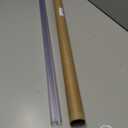 Shower Door Bottom Seal Strips 2PCS, 36 Inch Length PVC Clear Seal Strips with Drip Rail for 3/8"(10mm) Thick Frameless Glass Door, to Stop Water Leak