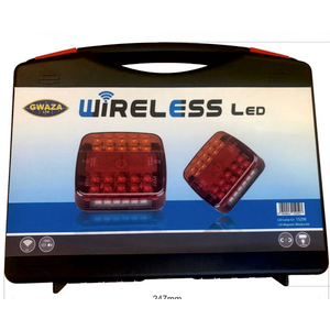 Wireless Trailer Lights, Waterproof Magnetic Wireless Tail Lights Rechargeable Towing Light for Truck Boat Rv Flatbed Camion Semi SUV