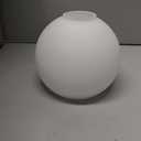 Opal White Frosted Glass Globe Lamp Shades Replacement Lampshade Cover with 1-5/8-inch for Wall Sconce Pendant Lighting G0092