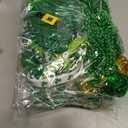 2 x 163Pcs St. Patrick's Day Accessories Party Favor Set, Tattoo Stickers, Necklaces, Bracelets, Shamrock Glasses, lucky Coins for Irish Party Supplies