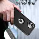 Magnetic for iPhone 17 Case with Blet Clip, Compatible with Magsafe,2X Screen Protector,Military-Grade Protection, Drop-Proof Phone Cover for iPhone 17 6.3 inchs, Black