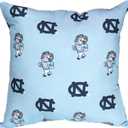 College Covers Everything Comfy North Carolina Tar Heels 16" x 16" Decorative Pillow, Includes 2 Pillows