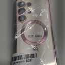 Compatible with Samsung Galaxy S25 Ultra Case（Only）.Magnetic Cover for S25, 6.9 Inches, Compatible with MagSafe， (Rose Gold)