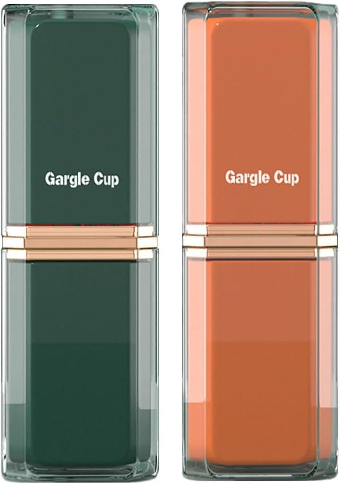 2PCS Travel Toothbrush Case Portable Toothbrush Holder Case Electric Toothbrush Holder for Toothpaste, Towels, Traveling, Camping, Business Trip and Daily Use, Green and Pink
