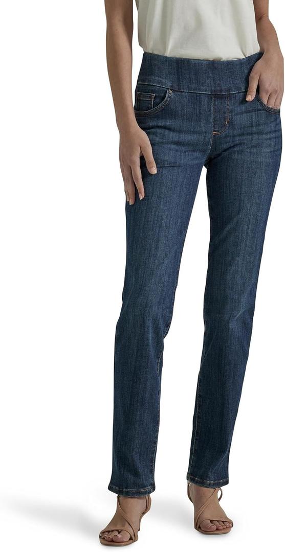 Lee Women's Sculpting Slim Fit Slim Leg Pull On Jean (12)