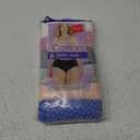 Hanes Women's High-Waisted Brief Panties, 6-Pack, Moisture-Wicking Cotton Brief Underwear, 3 XL 