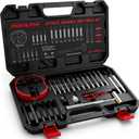 Premium Pin Punch Hammer Set: 25-Piece Punch Set and Hammer with Bench Block, Steel Roll Pin Punch Set, Pin Punches with Replaceable Face Hammer, Mechanical Repair Tool for Maintenance