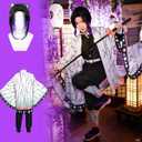 Cosplay Costume Anime Costume Kimono Hallowee Cloak Robe Sword Slippers Wig Set Large