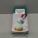 Ice Cream Sandwich Maker Tool, Stainless Steel Ice Cream Cookie Sandwich Maker, Easy Release Sandwich Cookie Scoops, Creative Ice-Cream Burger Making, For Kitchen, Dessert Shop