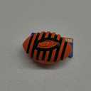 Nerf Dog Spiral Squeak Football Outdoor Dog Toy, 5 Inch Dog Football Squeaking Toy for Medium and Large Breeds, Orange