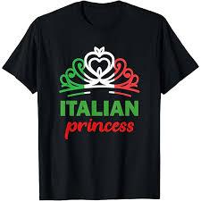 Italy Princess - Italian Flag T-Shirt
 XS