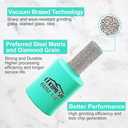 Glass Grinder Bits for Stained Glass - 1 1/4 3/4 Inch Brass Core Stained Glass Grinder Bit, Diamond Grinder Bit Head Tools, Stained Glass Diamond Grinder Bit