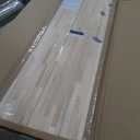 Unfinished Birch Butcher Block Countertop - Solid Wood Cutting Board for Kitchen Island, DIY Desk & Washer Dryer Top, Customizable Surface, 72" x 25" x 1.5" Thick