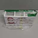 Christmas Santa Pen Pencil Holder Organizer for Desk Accessories, Winter Xmas Santa Claus Holiday Wooden Box Sign Desk Decor for Home Office Decoration, Christmas Office Decor