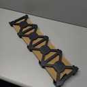 5-Tier Wooden Shoe Rack, Modern Black 25.2 in (64 cm) Height