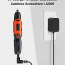 9V Charger for Black and Decker Screwdrivers LI2000 and LI3100 (Non-Type 2), Replacement Charger for Black and Decker Cordless Drills BDCS40G and GSL35, Original Power Cords 90593303 and 90593303-01
