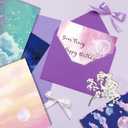 2 x Shimmer Sky Galaxy Watercolor 12x12 Paper Pad Pack Scrapbook Cardstock Decorative Patterned Paper for Card Making Journaling Planner Origami Scrapbook Paper Scrapbooking Supplies