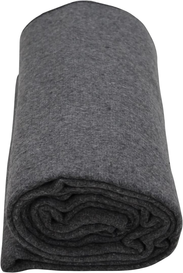 Kemp USA 50% Wool Multipurpose Blanket - Ideal for Camping Essentials, Disaster Relief, Military Use, Donations - Measures 60'' x 84'', 5 lbs - Durable Throw Blanket for Survival Kit, Fire Retardant