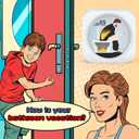 2 x Toilet Sand Timer for Adults Men Gag Gifts - Toilet Sand Timer for Men Poop Timer Gifts for Husband Teen Boys Dad Funny Cool Gadgets Stuff Prank Santa Birthday Gift Ideas