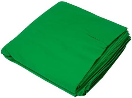 Fotodiox Muslin Backdrop/Background, Premium Grade Heavy Thick Material 10x10', Chromakey Green 2Pcs
