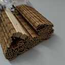 LazBlinds Cordless Bamboo Roman Shades, 34.5x64, Highfield Teak | Privacy Blinds for Interior Windows, Room Darkening Roll Up Bamboo Blinds for Home & Patio