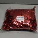 3 Pack 3.3x8.2 Feet Red Foil Fringe Backdrop Curtains, Tinsel Streamers Birthday Party Decorations, Fringe Backdrop for Graduation, Baby Shower, Gender Reveal, Disco Party