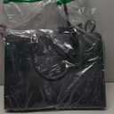 LOVEVOOK Laptop Tote Bag for Women,Leather Work Bag, Waterproof Business Teacher Bag,Large Computer Handbag Purse Briefcase,Office Gifts for Women (15.6 Inch, Black-purple-up)