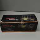 Clear Seasoning Box, 4 Pieces Seasoning Rack Spice Pots, Storage Container Condiment Jars Acrylic Seasoning Box with Covers and Spoons for Spice, Sugar, Salt, Sugar, Cardamon, Cinnamon