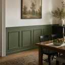 Peel and Stick Pre-Cut Wainscoting Panels, Paintable Box Moulding, 16"x24" + 41"x2 Trim Set