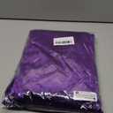 LHJ Unisex Full Length Hooded Robe Cloak Long Velvet Cape Cosplay Costume (Purple,XL)