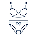 AVIDLOVE Black 2 Piece Lingerie Set Small