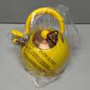 Rixordd 2.6 Quart Yellow Whistling Tea Kettle, tea pot, Stainless Steel, Cool-Touch Handle, Loud Whistle, 7.48-inch Base, Induction Compatible