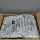 AMADA HOMEFURNISHING 2x3 Washable Area Rug, Low-Profile Entryway Rug with Non-Slip Backing & Durable Edge Binding, Vintage Rug Pattern, Small Rugs for Entryway, Kitchen & Living Room (Blue)