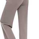 Locoowai 1 Pack Women Sweatpants Drawstring Waist Loose Yoga Baggy Joggers Casual Wide Leg Pants with Pockets(Medium,Brown)