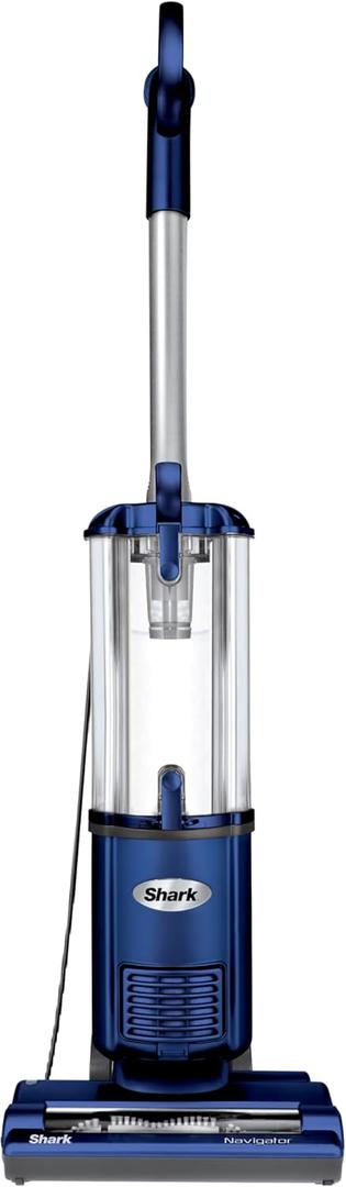 Shark NV105 Navigator Light Upright Vacuum with Large Dust Cup Capacity, Duster Crevice Tool & Upholstery Tool for Dependable Multi-Surface Cleaning, Blue
