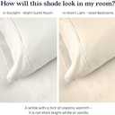 California Design Den Standard Queen Size Pillowcase Set - 400 Thread Count, 100% Cotton Sateen, Set of 2 Pillow Covers, Breathable, Cooling, Soft for Quality Sleep - Ivory (Pale Tone)
