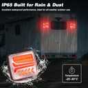 Wireless Trailer Lights Magnetic - Bluetooth LED Trailer Lights, High Brightness for Towing - IP65 Waterproof, Wireless Tail Lights for Trailer, Trucks, Caravans, Campers, RVs, Vans