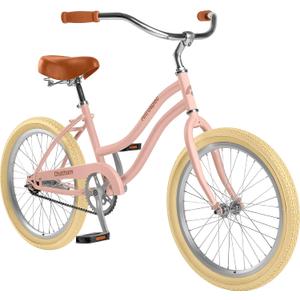 Retrospec Chatham Kids' Beach Cruiser Bike Childrens Bicycle for 6-8 and 8-11 Year Old Girls and Boys with Coaster Brake, Adjustable Seat and Handlebars