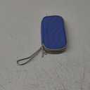 FYY Travel Cable Organizer Pouch Electronic Accessories Carry Case Portable Waterproof Double Layers All-in-One Storage Bag for Cord, Charger, Phone, Pattern Blue