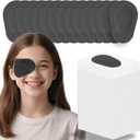 20 Pcs Adhesive Eye Patches for Kids, Medical Eye Patch Disposable Breathable Eyepatch for Amblyopia Lazy Eye Latex Free Adhesive Bandages for Children, 2.95 1.97 inches Black