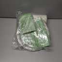 175Pcs Gingham Party Supplies for 25 Guests Scalloped Plates and Napkins set Green and White Paper Plates Disposable Plaid Cocktail Napkin Checkered Dinner Party Set Cutlery for Baby Shower Wedding