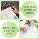 Mr. Pen - 12 Pack Black Fine Tip Pens, Fast Dry, No Smear & Bleed Through, Ideal for Bible Journaling & Planners