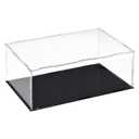 uxcell Acrylic Clear Display Case Box Dustproof Protection Showcase Cube Collectibles Show Box 11.8x5.9x3.9inch