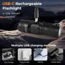 UNROEVS Rechargeable Mini Flashlight with Magnet,Pocket Flashlights High Lumens with Clip,1200 Lumens Compact LED Small Light and Long Range,EDC Flash Light for Everyday Carry.