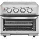 Cuisinart Air Fryer Toaster Oven with Grill, 1800W 8-1 Air Fryer Oven with Bake, Convection Bake, Grill, Broil and Warm Options, Large Capacity, 60-Minute Timer, TOA-70, Stainless Steel