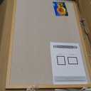 Fun Memories Cork Board Bulletin Board for Office, 20" x 30" Oak Wooden Framed Corkboard, Wall Mounted Notice Pin Board for School Home & Office, Natural Wood