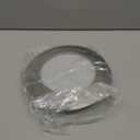 NICOR Lighting 6 inch Nickel Recessed Shower Trim with Albalite Lens (17505NK)