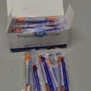 U-100 Syringes with Needle - 31G 1cc 5/16 Inch(8mm) Disposable Syringe, Individual Wrapped, 30PACK (1CC 31G 5/16"-30PACK)
