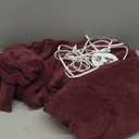 Sunbeam Electric Royal Luxe Microplush Heated Blanket, 12 Heat Settings, 12-Hour Selectable Auto Shut-Off, Fast Heating, Warm and Cozy, Cabernet Color, Full, 84" x 72"